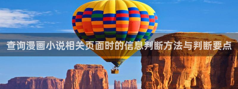 羞羞漫画免费网站导航:查询漫画小说相关页面时的信息判断方法与判断要点